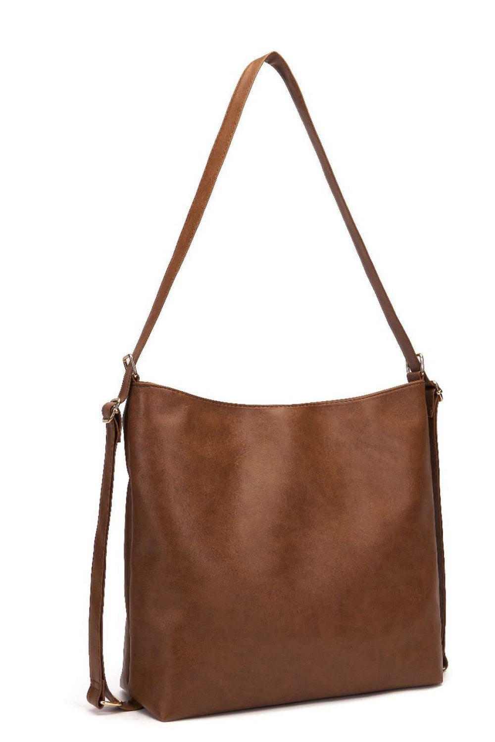 Large PU Leather Crossbody Bag - The Daily Makeover