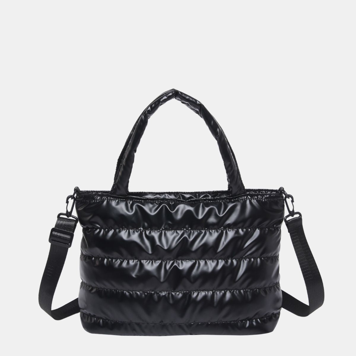 PU Leather Detachable Strap Crossbody Bag - The Daily Makeover