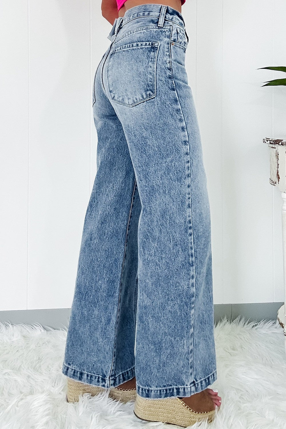 High Waist Wide Leg Jeans - The Daily Makeover