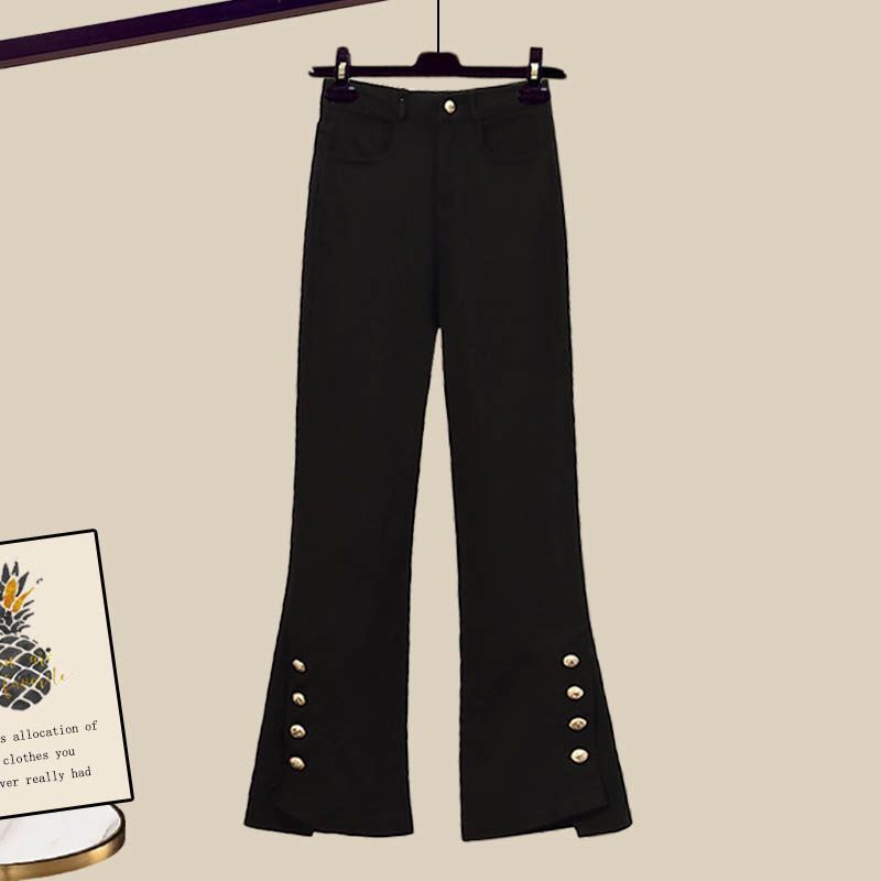 Retro Design Suit Jacket Skinny Jeans Two-piece Set - The Daily Makeover