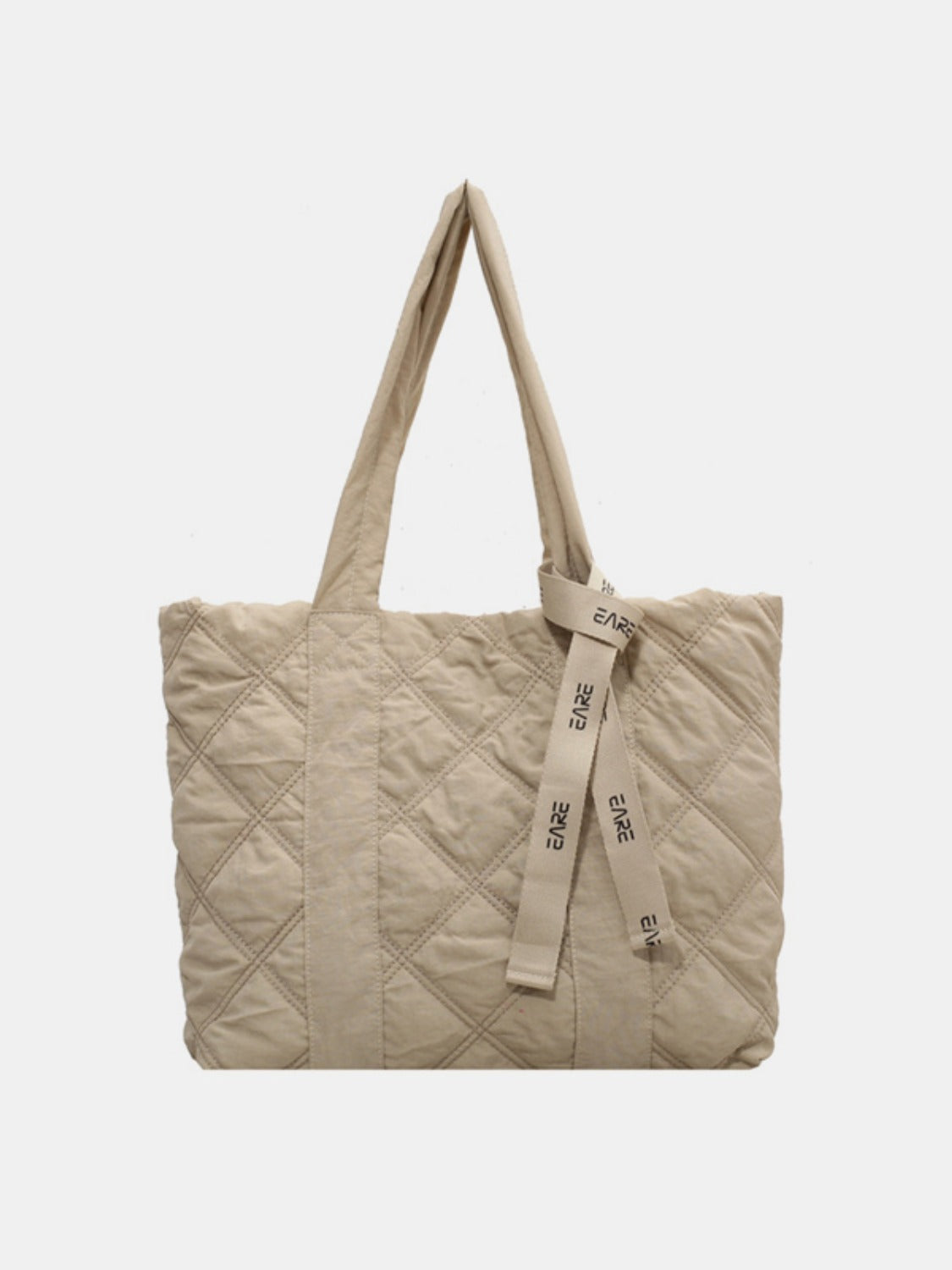Quilted Nylon Large Tote Bag - The Daily Makeover