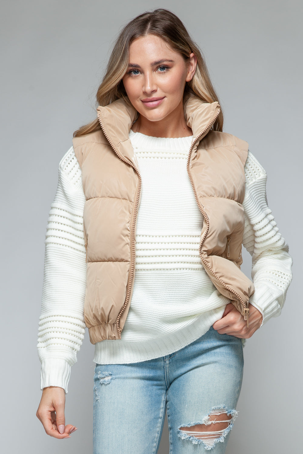 Snobbish Fine Fur Lining Quilted Vest - The Daily Makeover