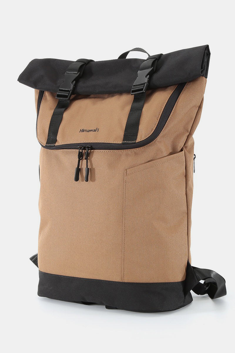 Himawari Contrast Waterproof Canvas Backpack Bag - The Daily Makeover