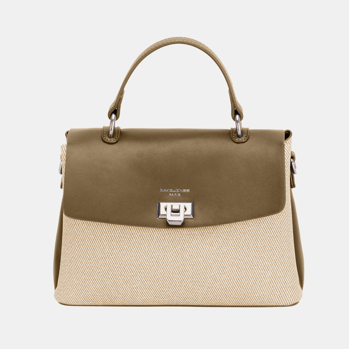 David Jones Striped Contrast Handbag - The Daily Makeover