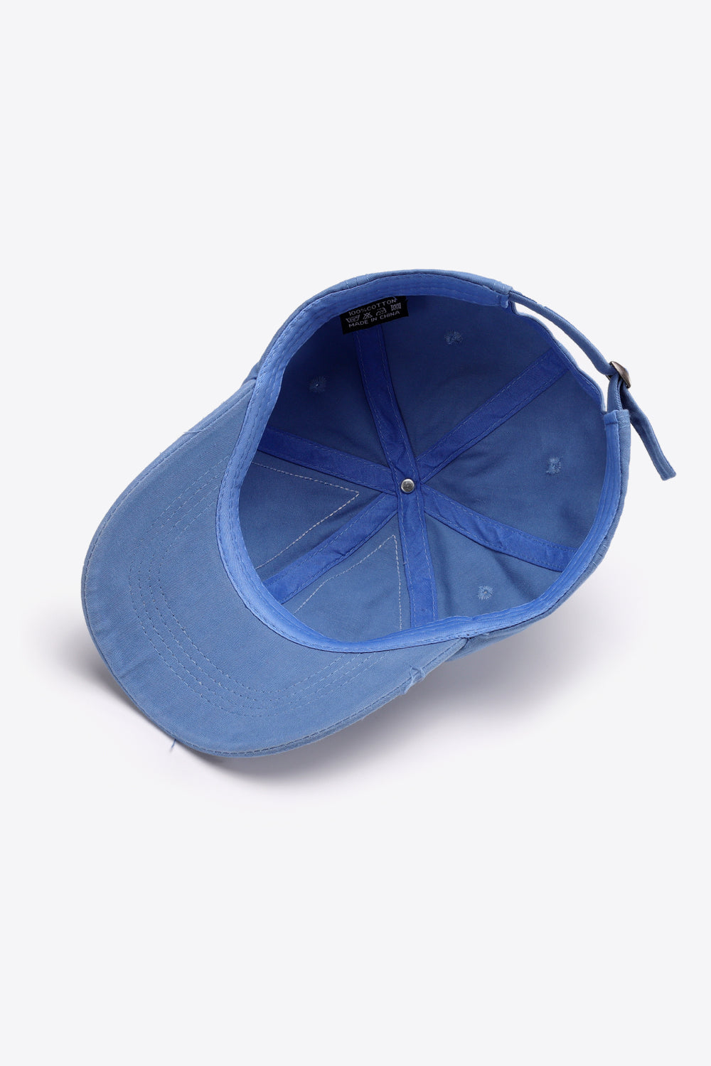 Distressed Adjustable Baseball Cap - The Daily Makeover