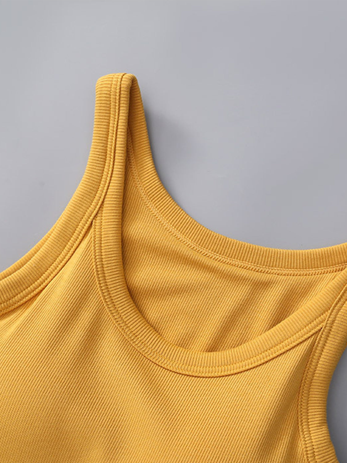 Round Neck Tank with Bra - The Daily Makeover