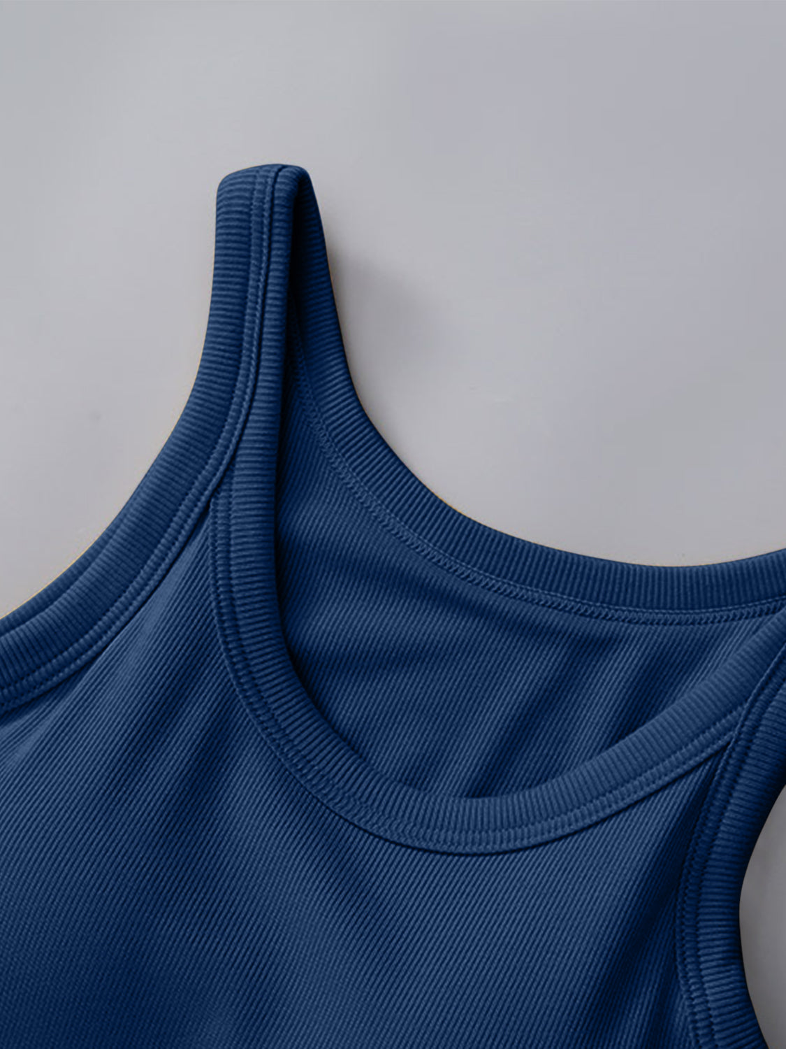 Round Neck Tank with Bra - The Daily Makeover