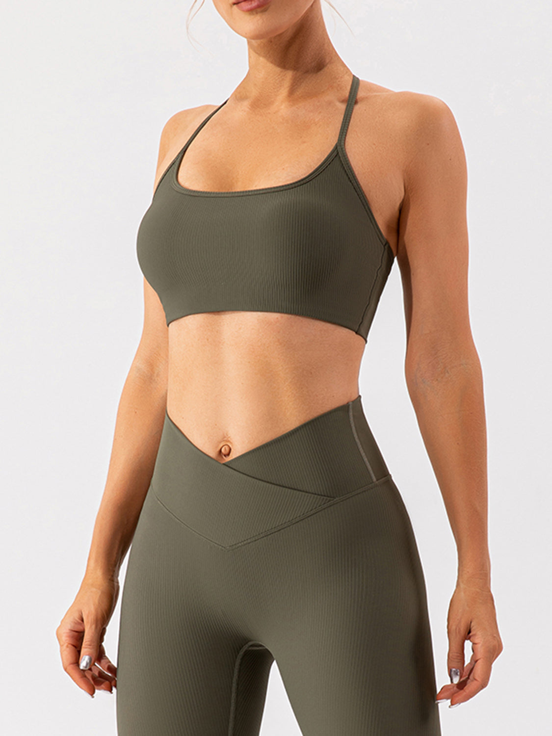 Spaghetti Strap Active Bra - The Daily Makeover