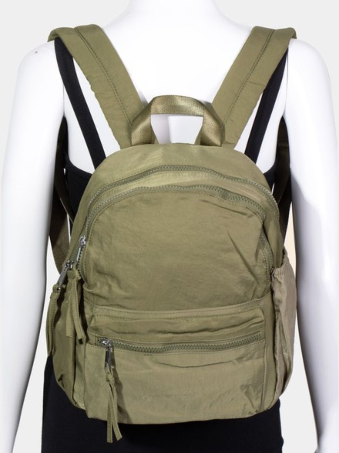 Fame Nylon Multi Pocket Backpack Bag - The Daily Makeover