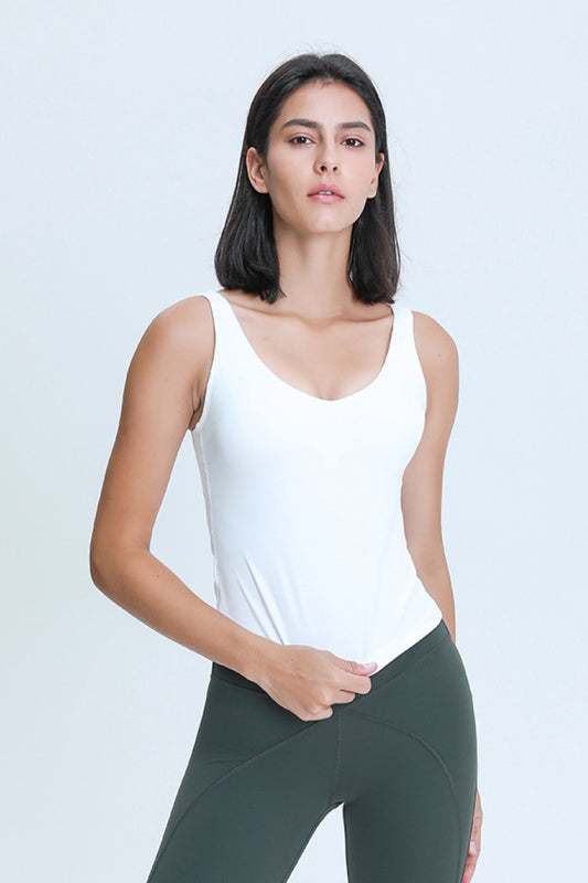 Millennia V Neck Active Tank - The Daily Makeover