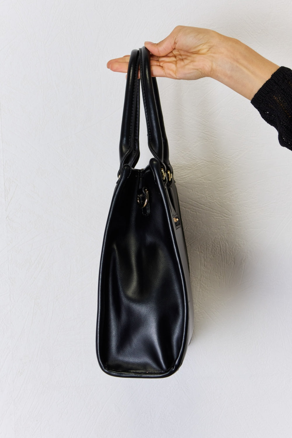 David Jones Argyle Pattern PU Leather Handbag - The Daily Makeover