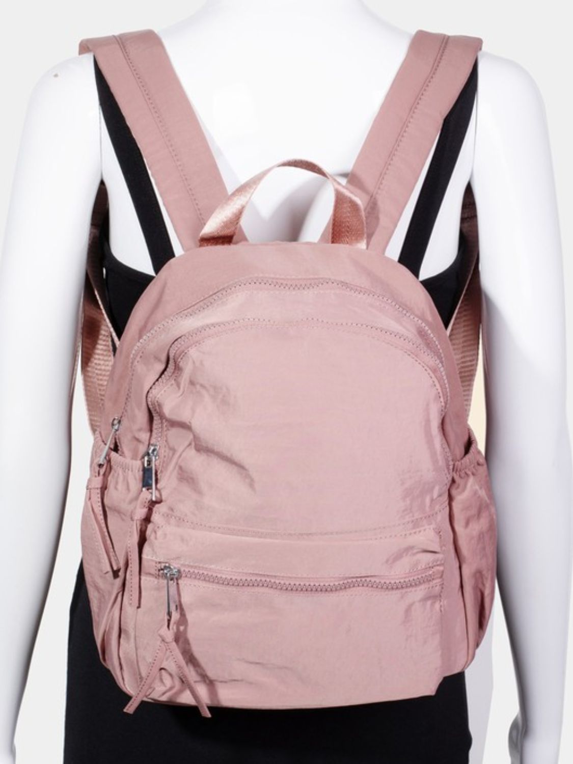 Fame Nylon Multi Pocket Backpack Bag - The Daily Makeover