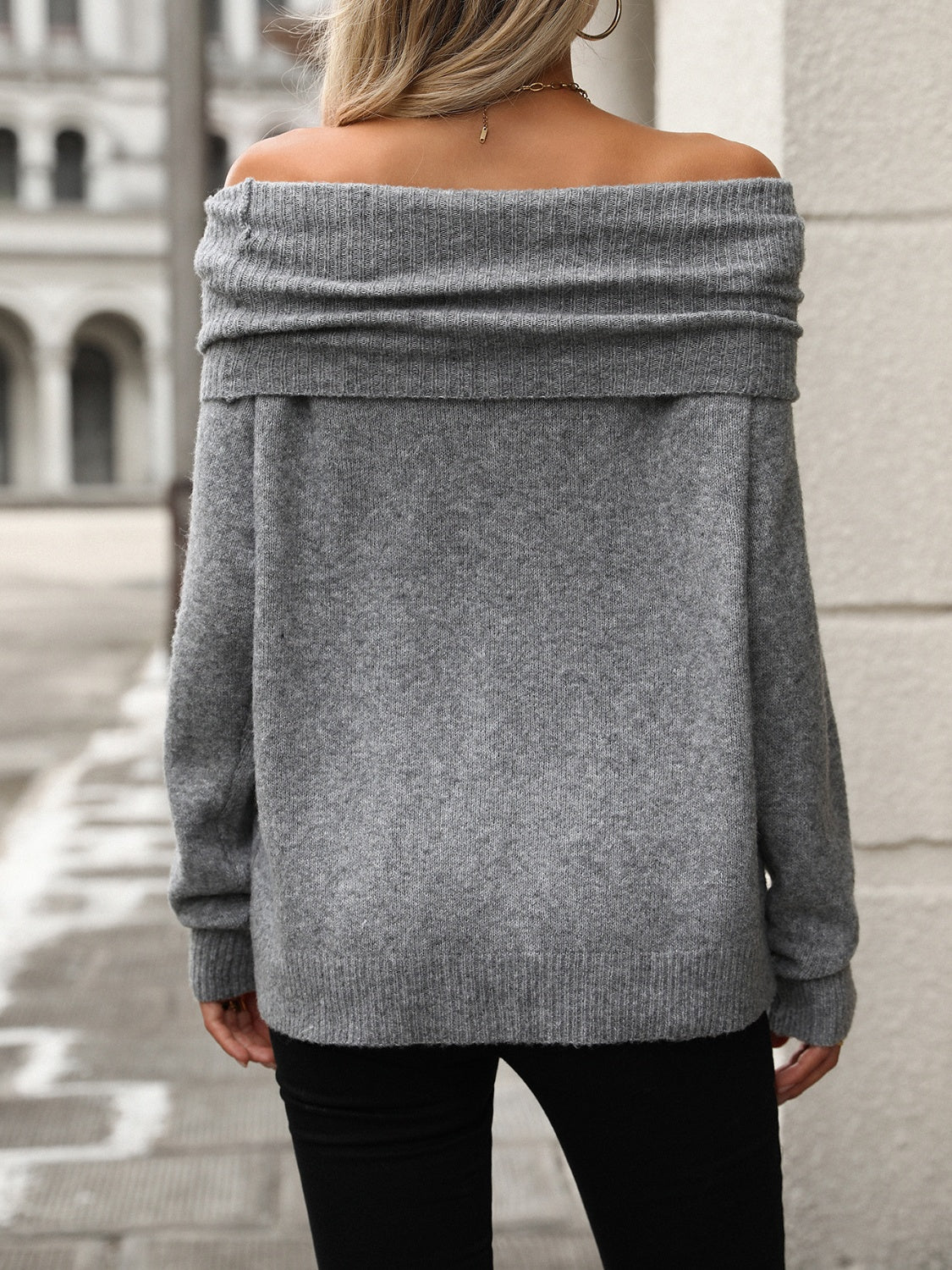 Turtleneck Long Sleeve Sweater - The Daily Makeover