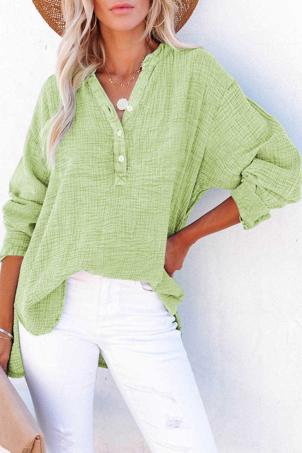 Big Sur Long Sleeve Blouse - The Daily Makeover