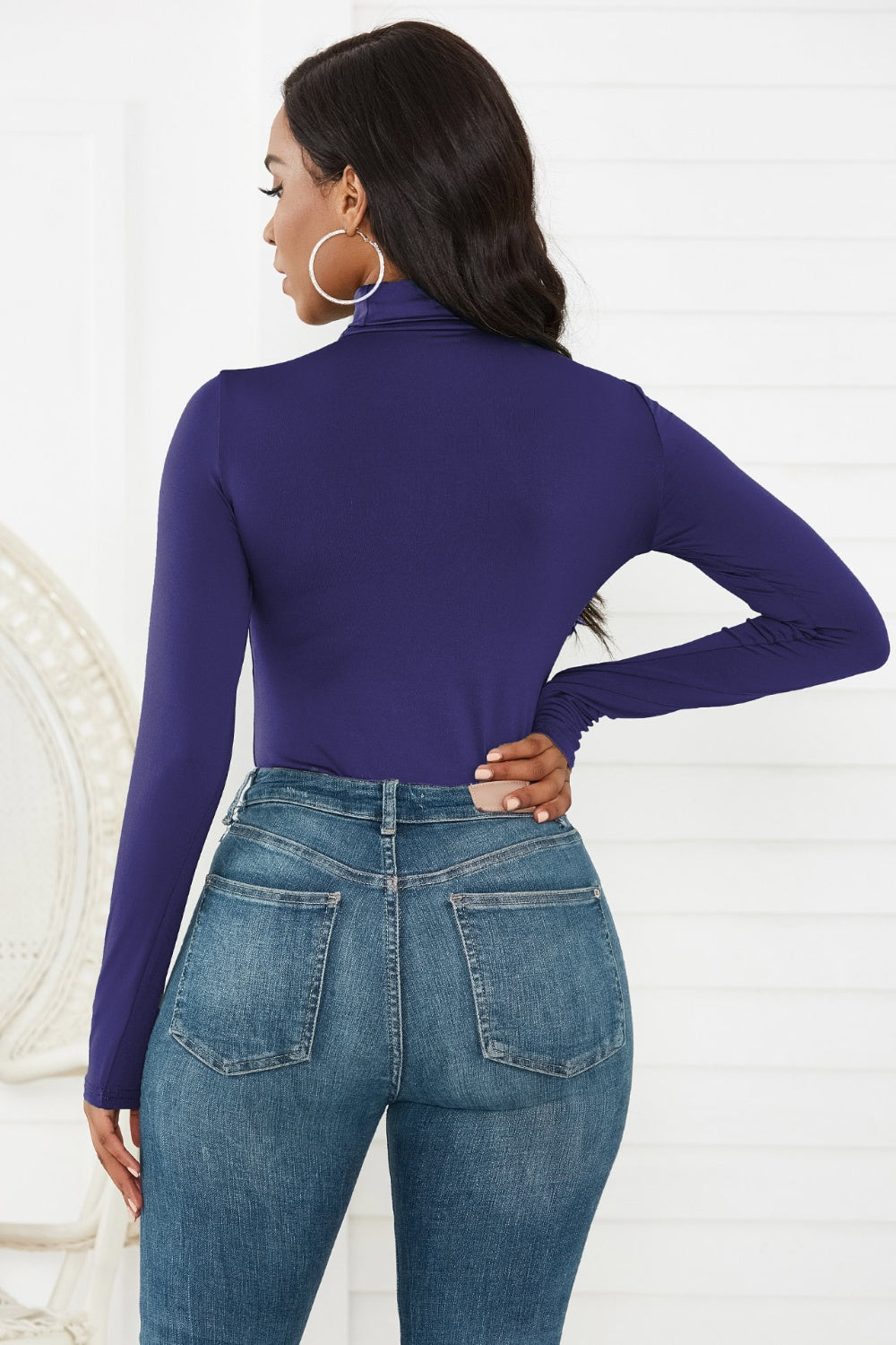 Turtleneck Long Sleeve Bodysuit - The Daily Makeover