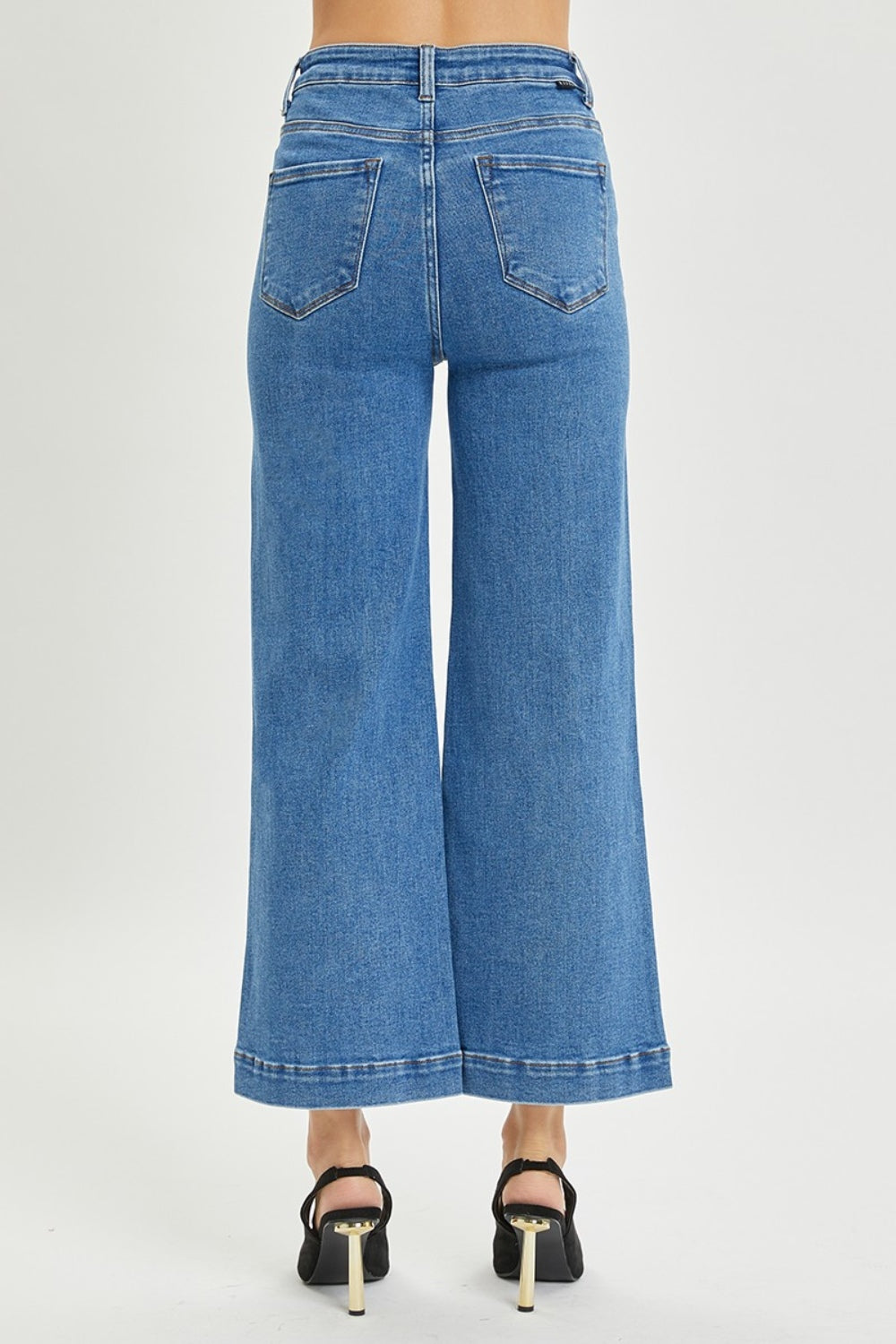 Full Size High Rise Wide Leg Jeans - The Daily Makeover