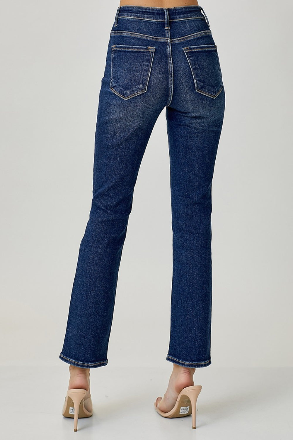 Full Size High Waist Straight Jeans - The Daily Makeover