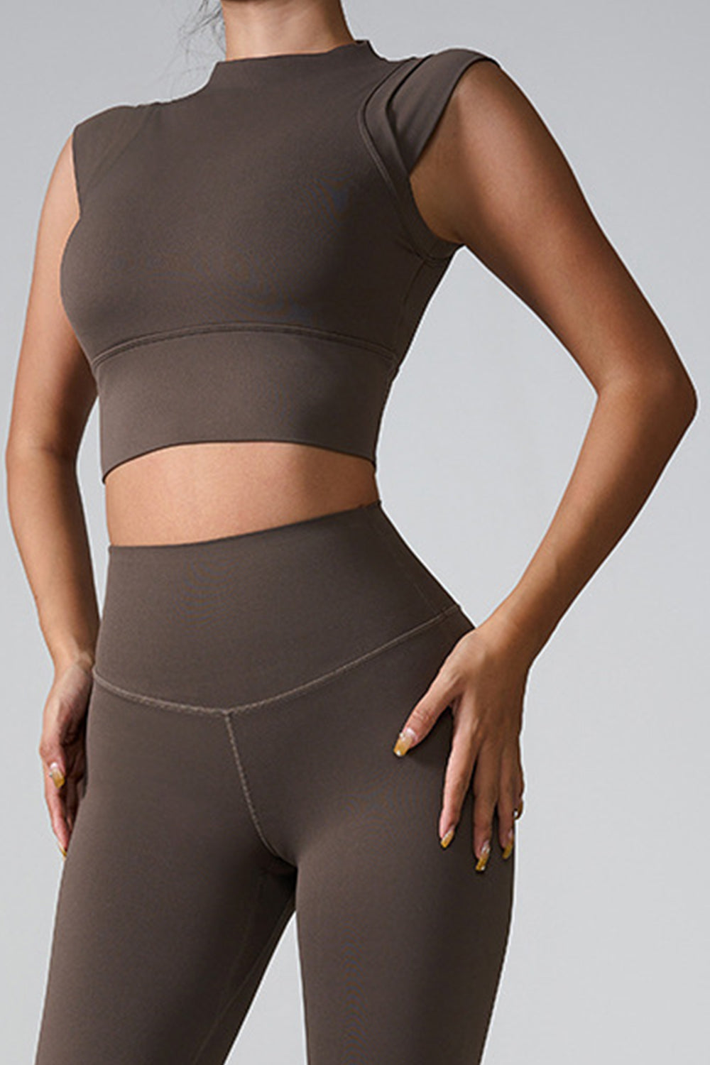 Mock Neck Active Tank - The Daily Makeover