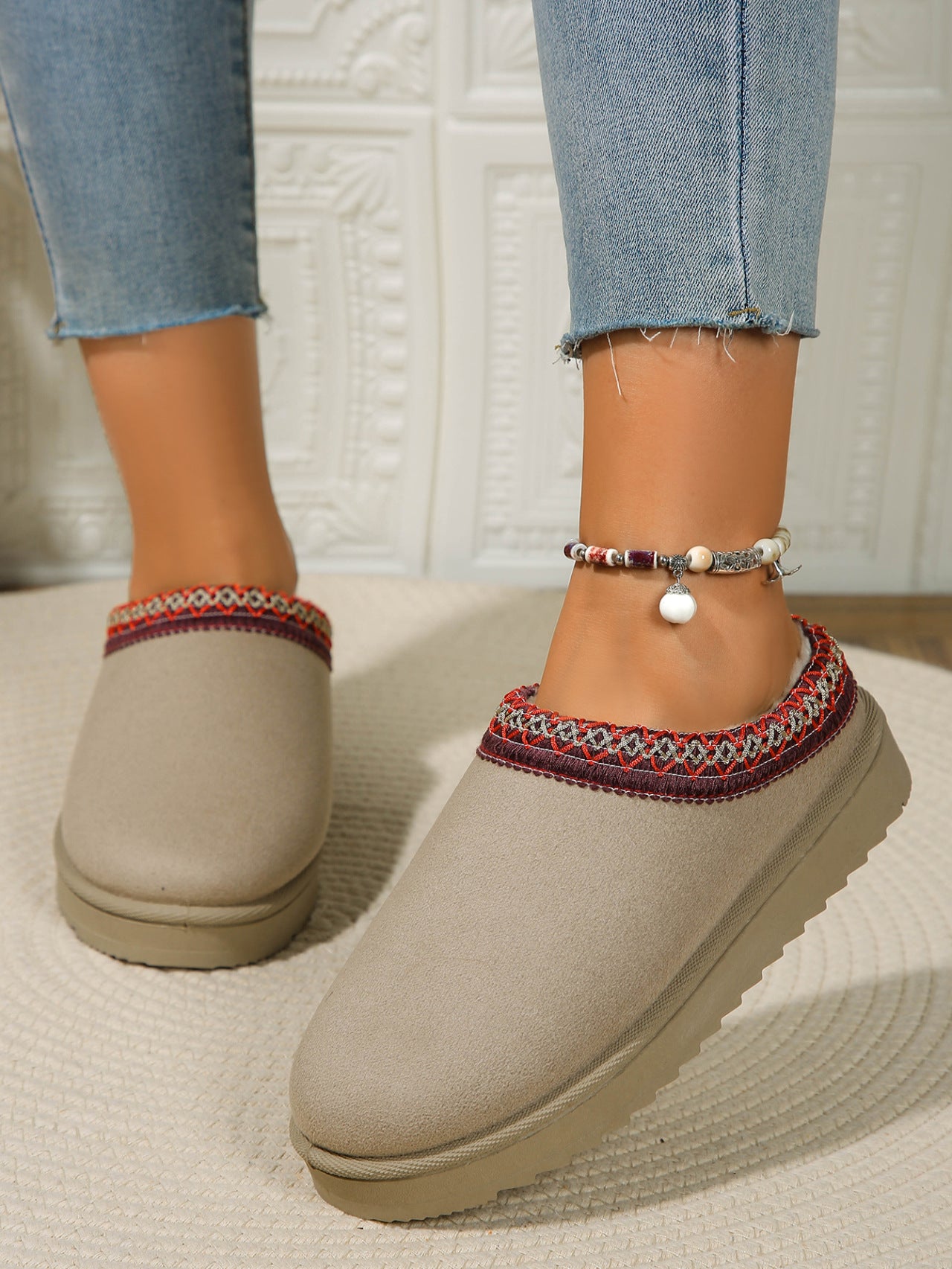 Round Toe Platform Slippers - The Daily Makeover