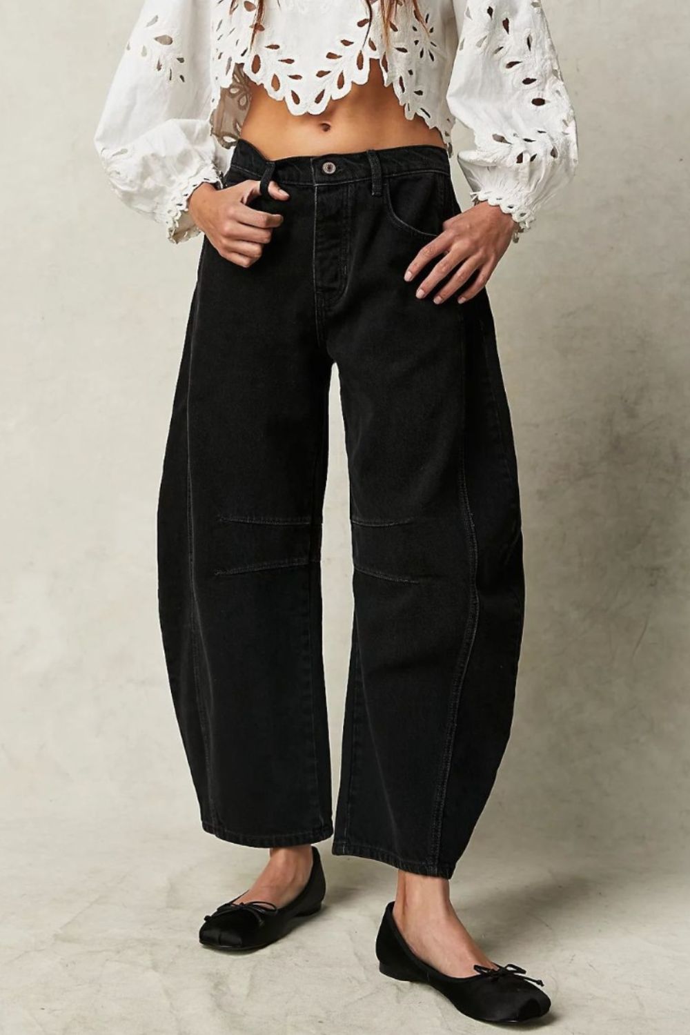 Wide Leg Jeans with Pockets - The Daily Makeover