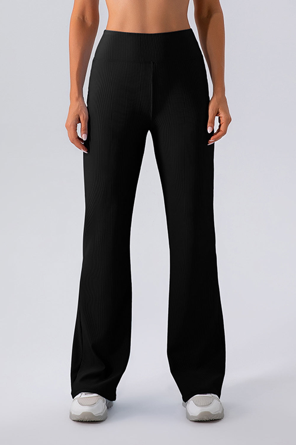 High Waist Straight Active Pants - The Daily Makeover
