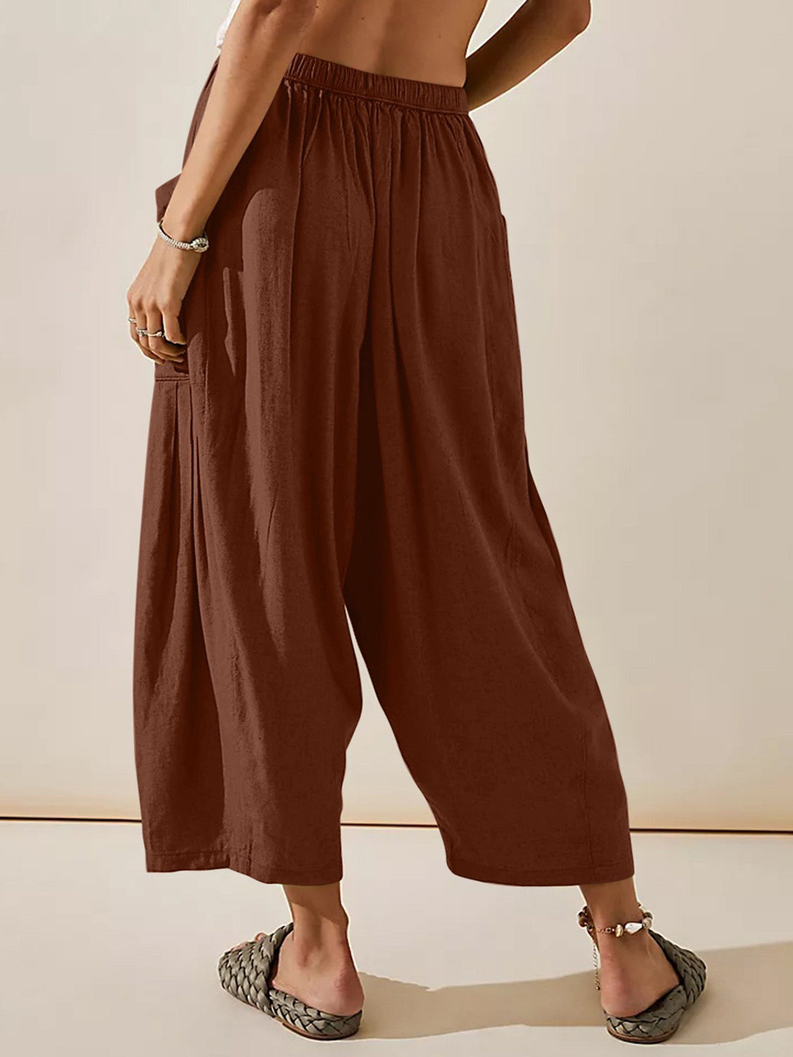 Full Size Wide Leg Pants with Pockets - The Daily Makeover