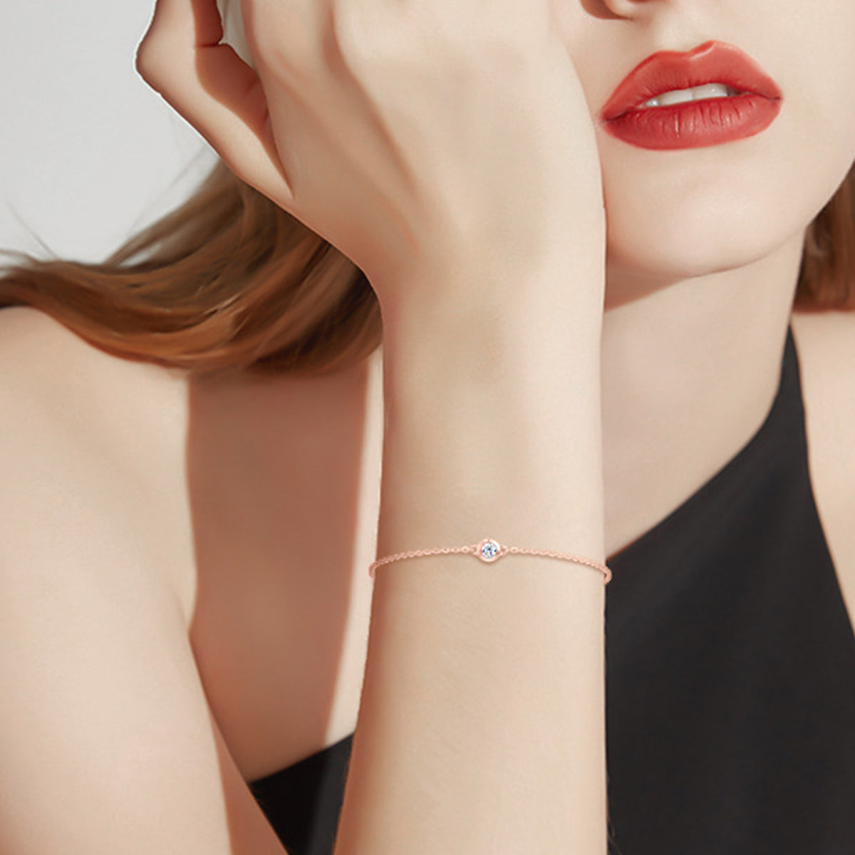 Inlaid Moissanite 925 Sterling Silver Bracelet - The Daily Makeover