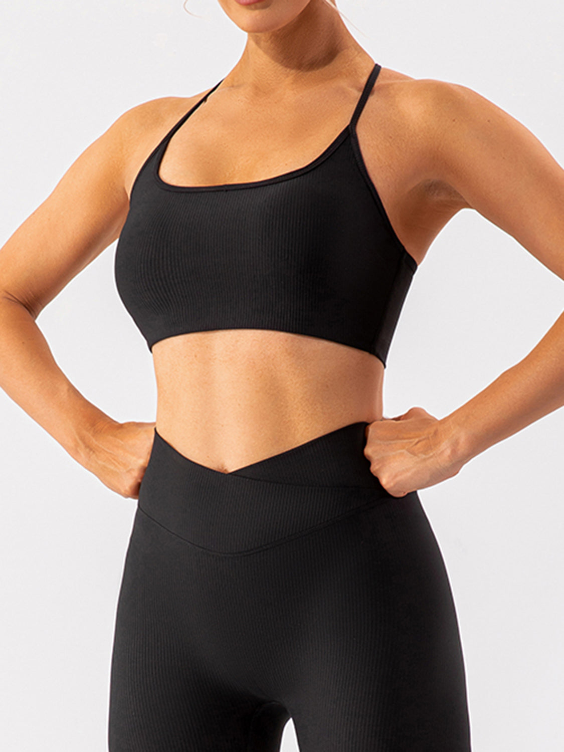 Spaghetti Strap Active Bra - The Daily Makeover