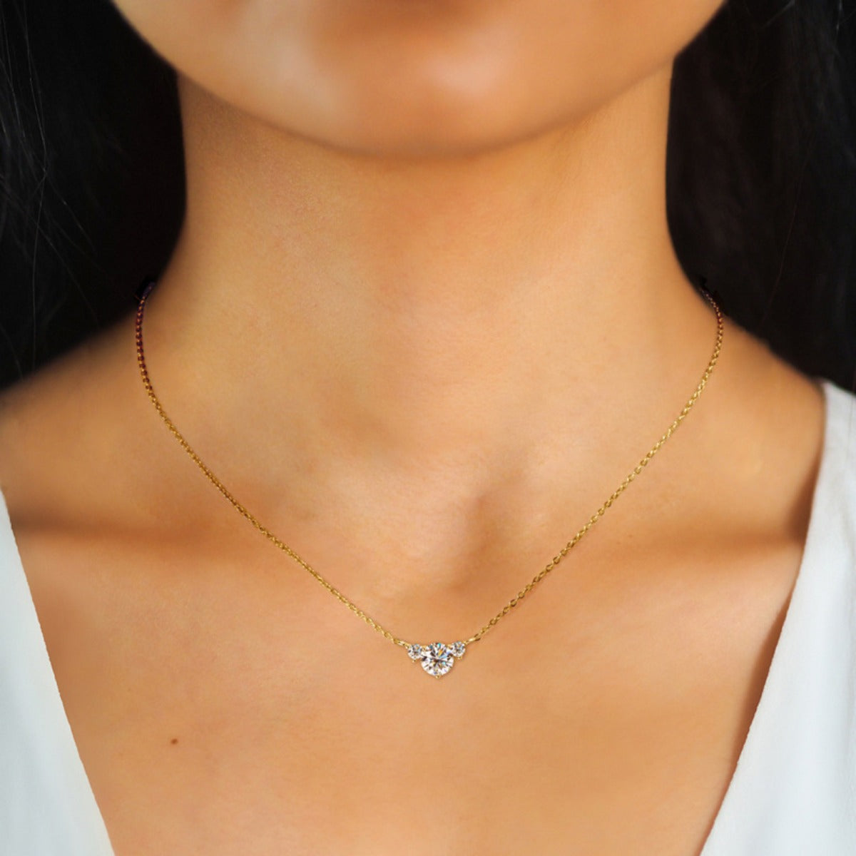 Pacific Twilight Pendant – 1.2 Carat Moissanite in Sterling Silver - The Daily Makeover