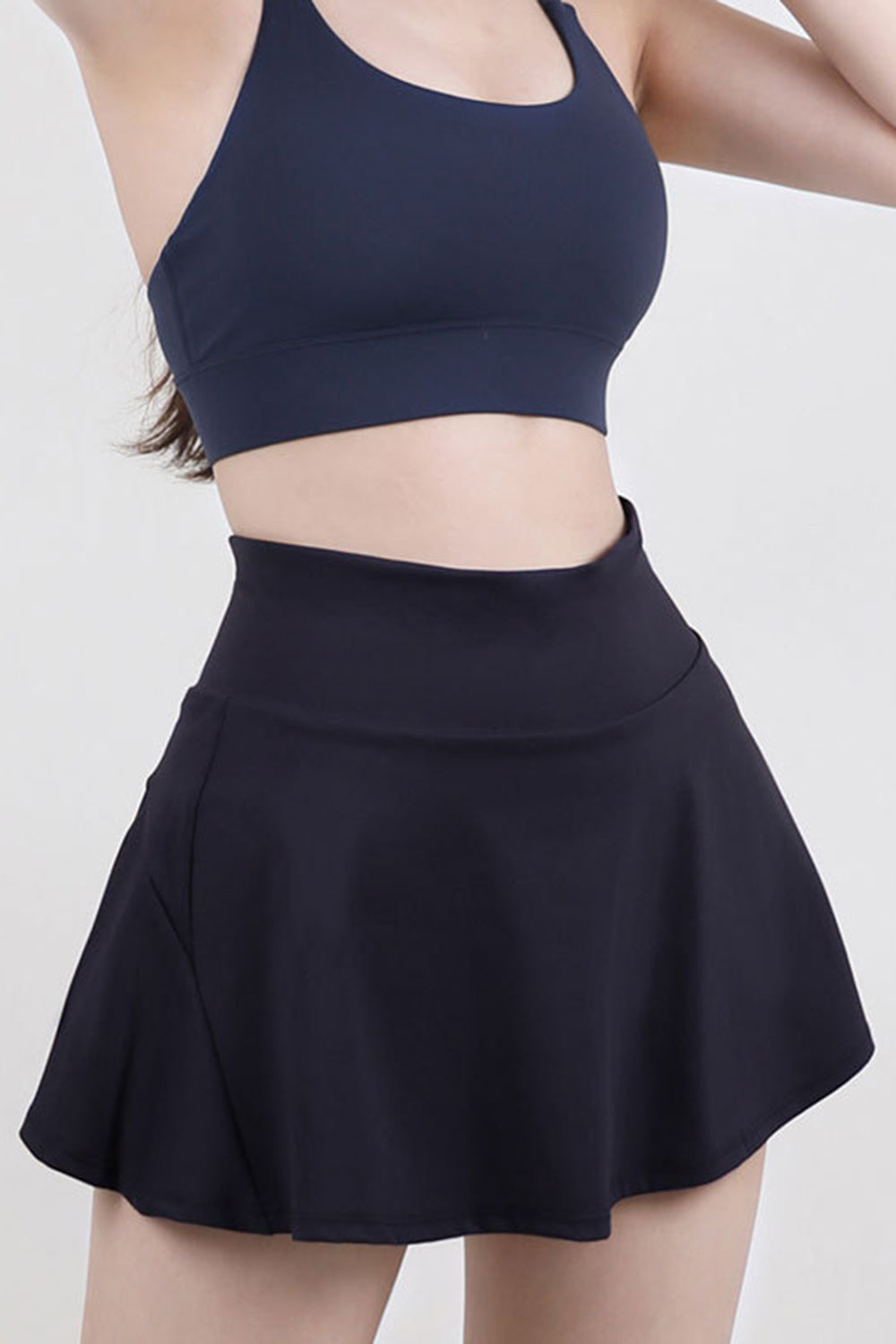 High Waist Pleated Active Skirt - The Daily Makeover