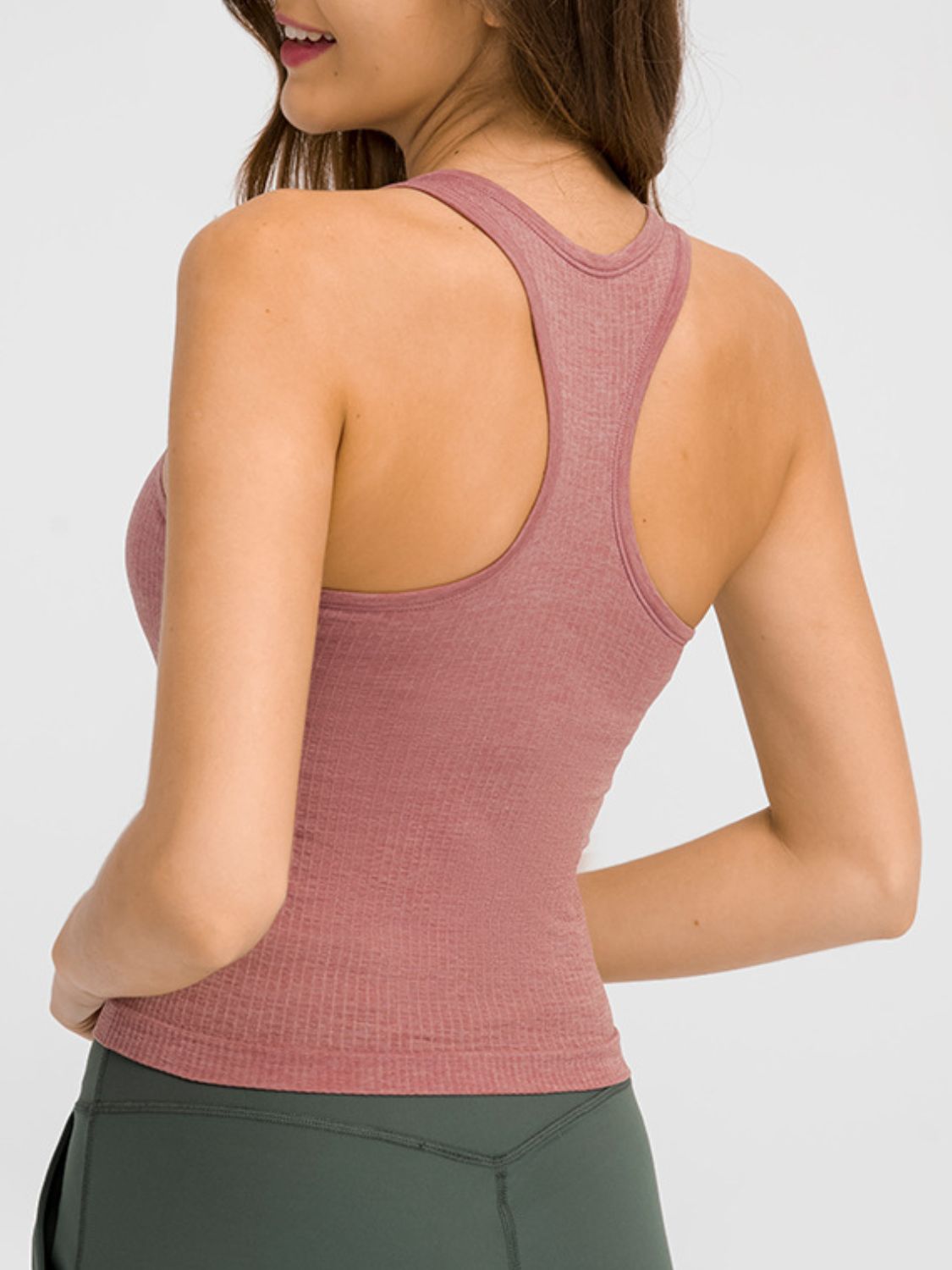 Round Neck Racerback Active Tank - The Daily Makeover