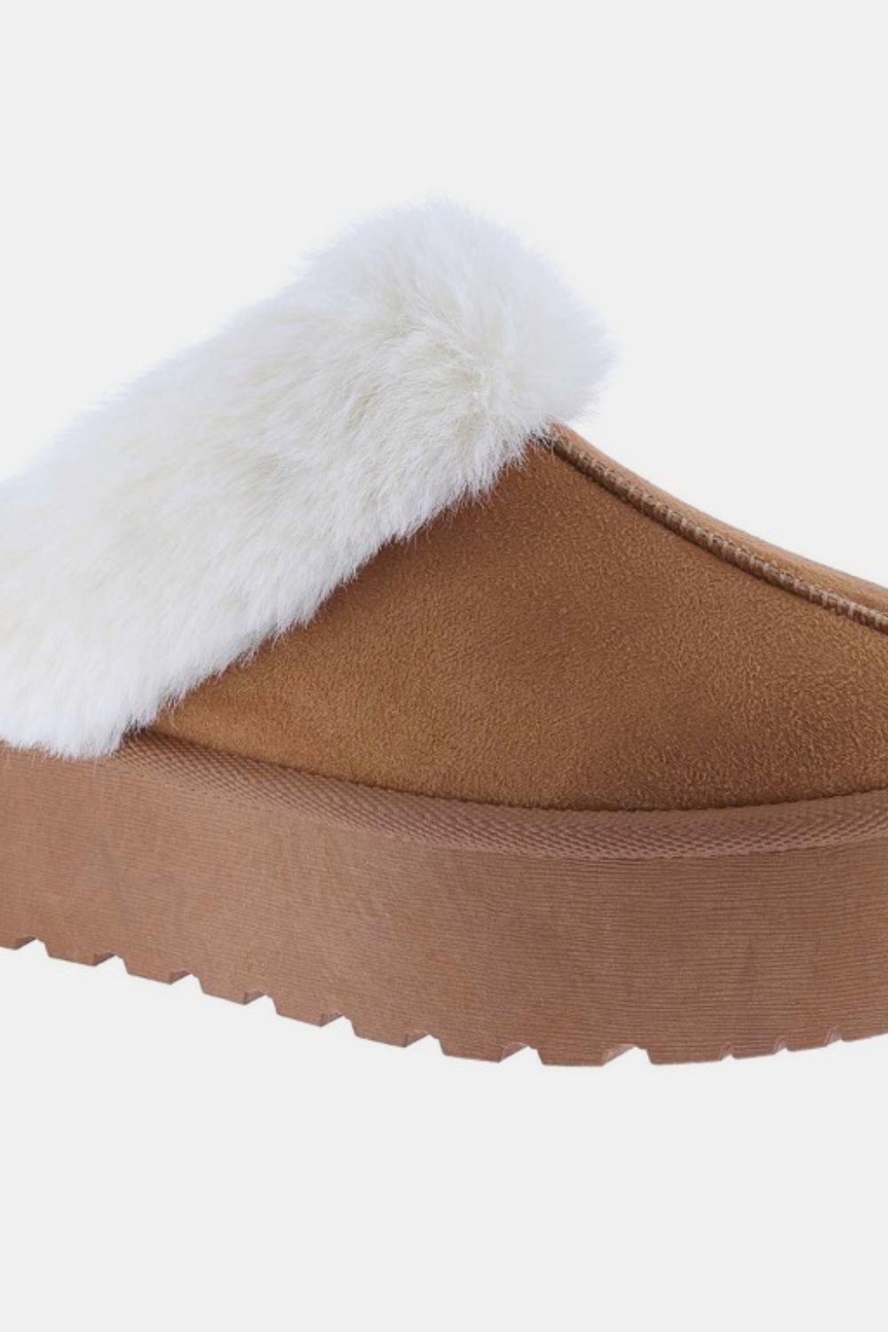 Weeboo Thick Bottom Fur Trim Snow Slippers - The Daily Makeover