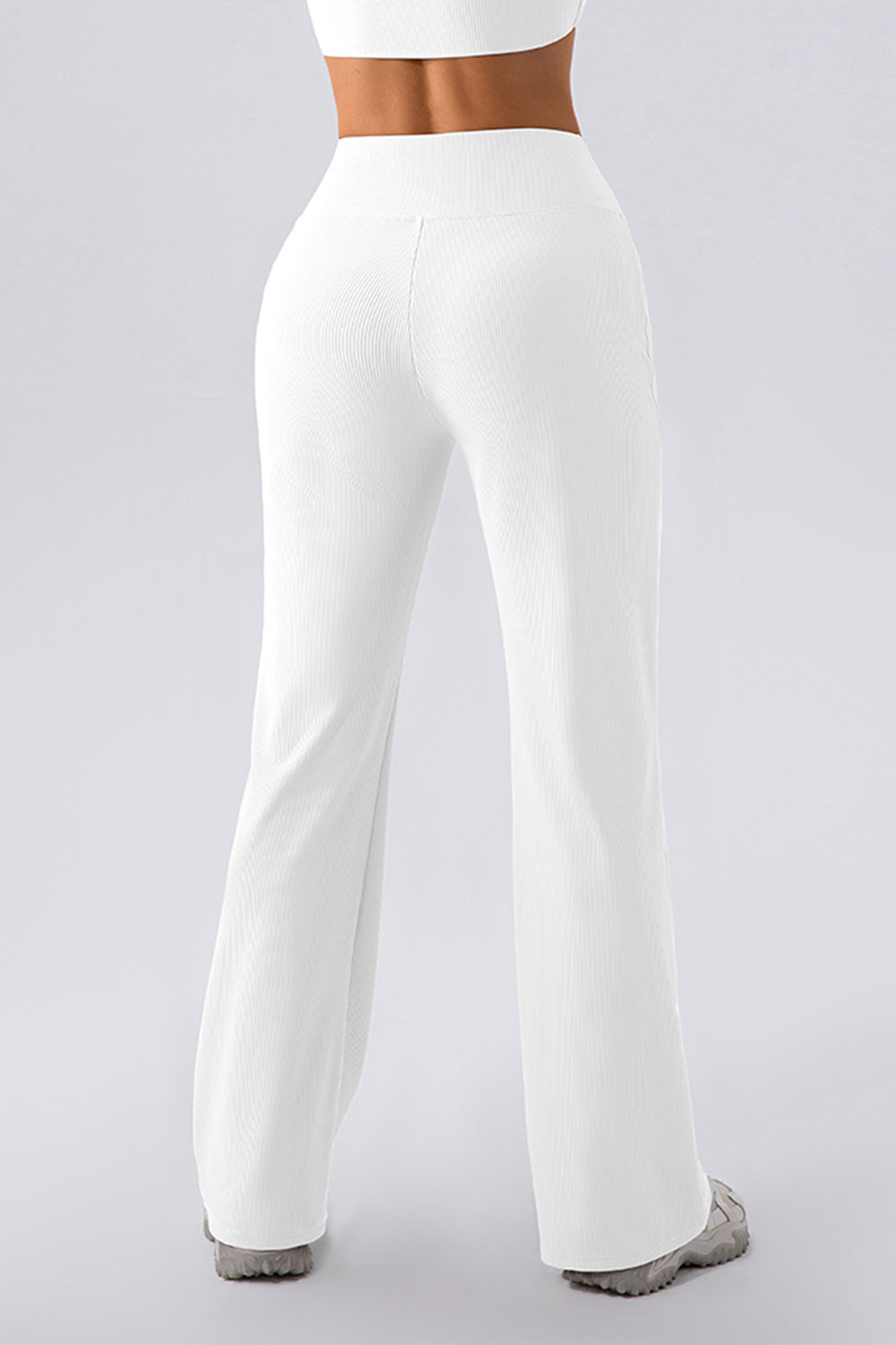 High Waist Straight Active Pants - The Daily Makeover