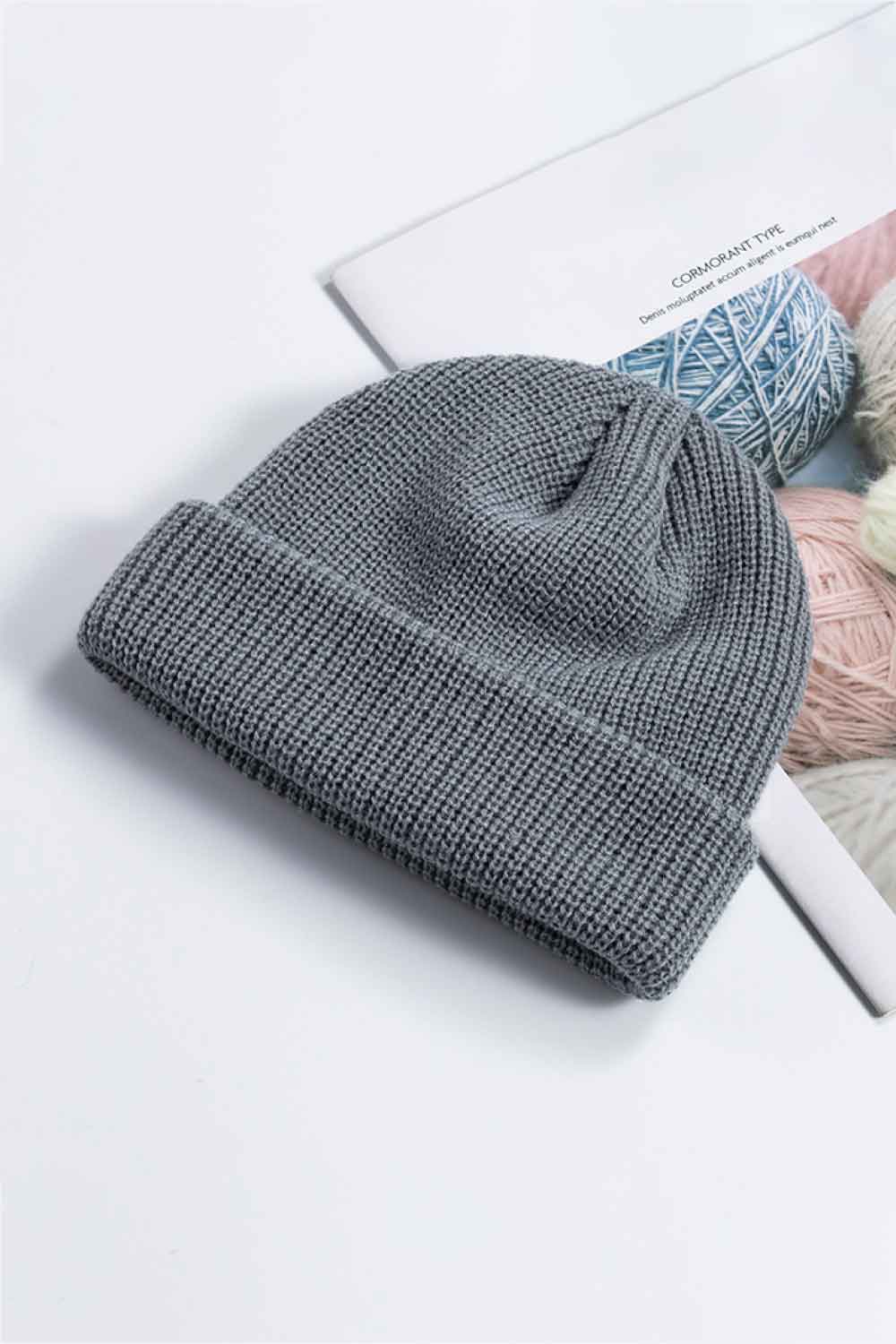 Cozy Rib-Knit Cuff Beanie - The Daily Makeover