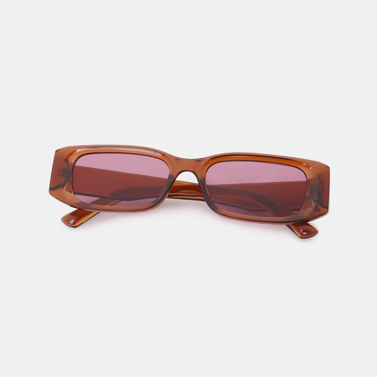 Polycarbonate Frame Rectangle Sunglasses - The Daily Makeover