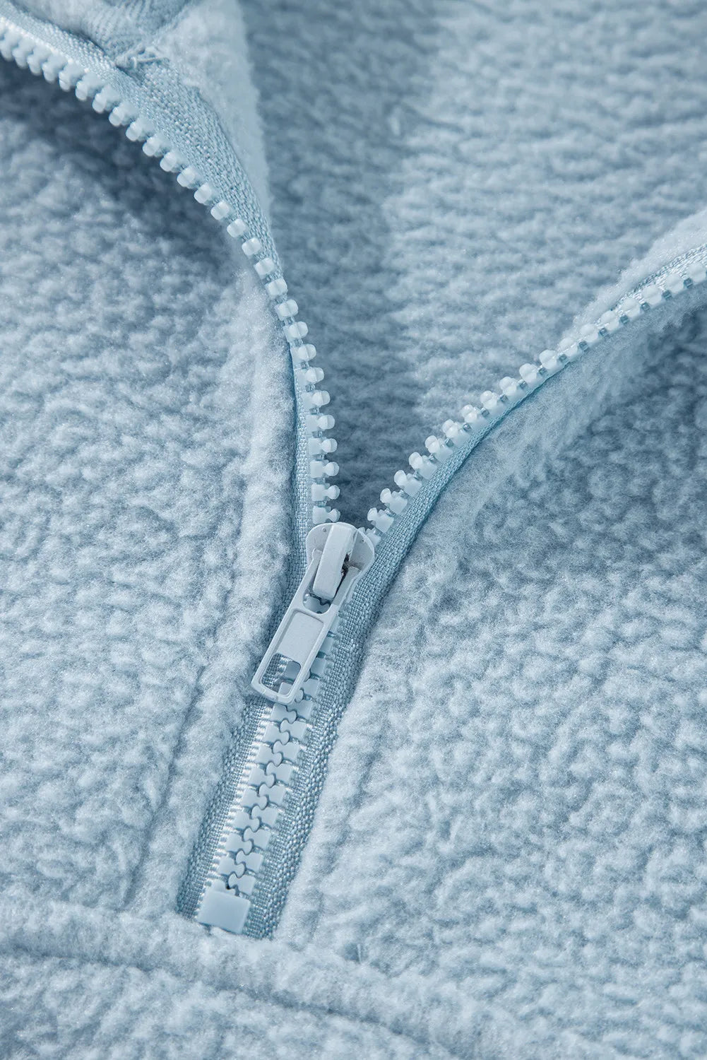 Half Zip Long Sleeve Sweatshirt - The Daily Makeover