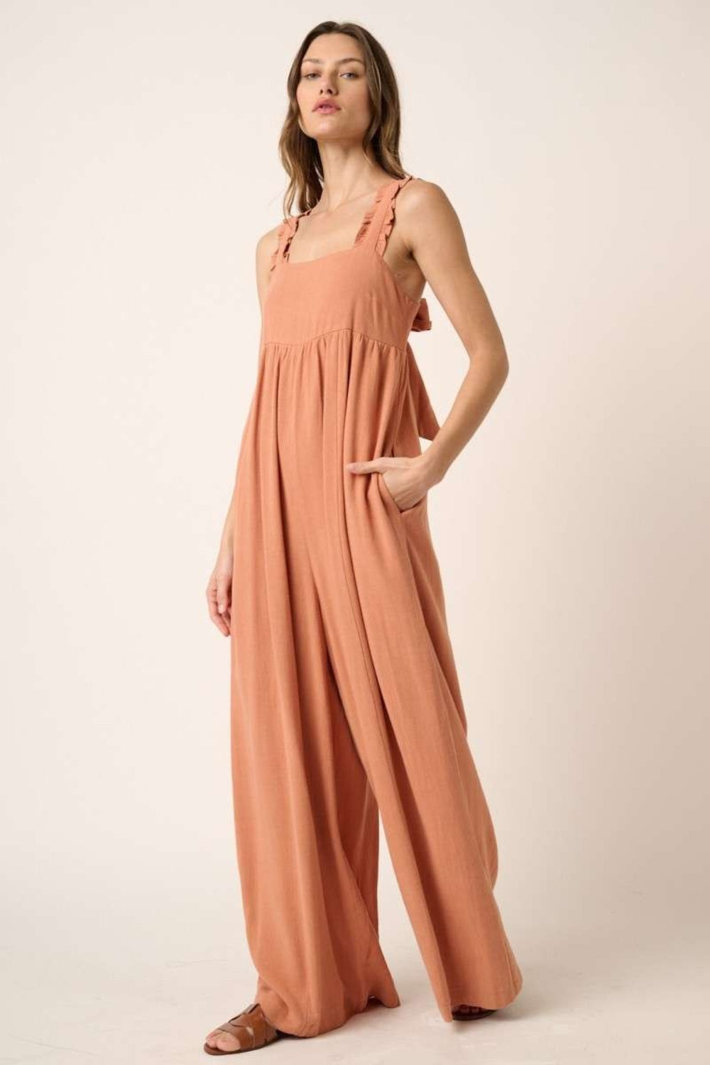 Mittoshop Sleeveless Wide Leg Jumpsuit - The Daily Makeover