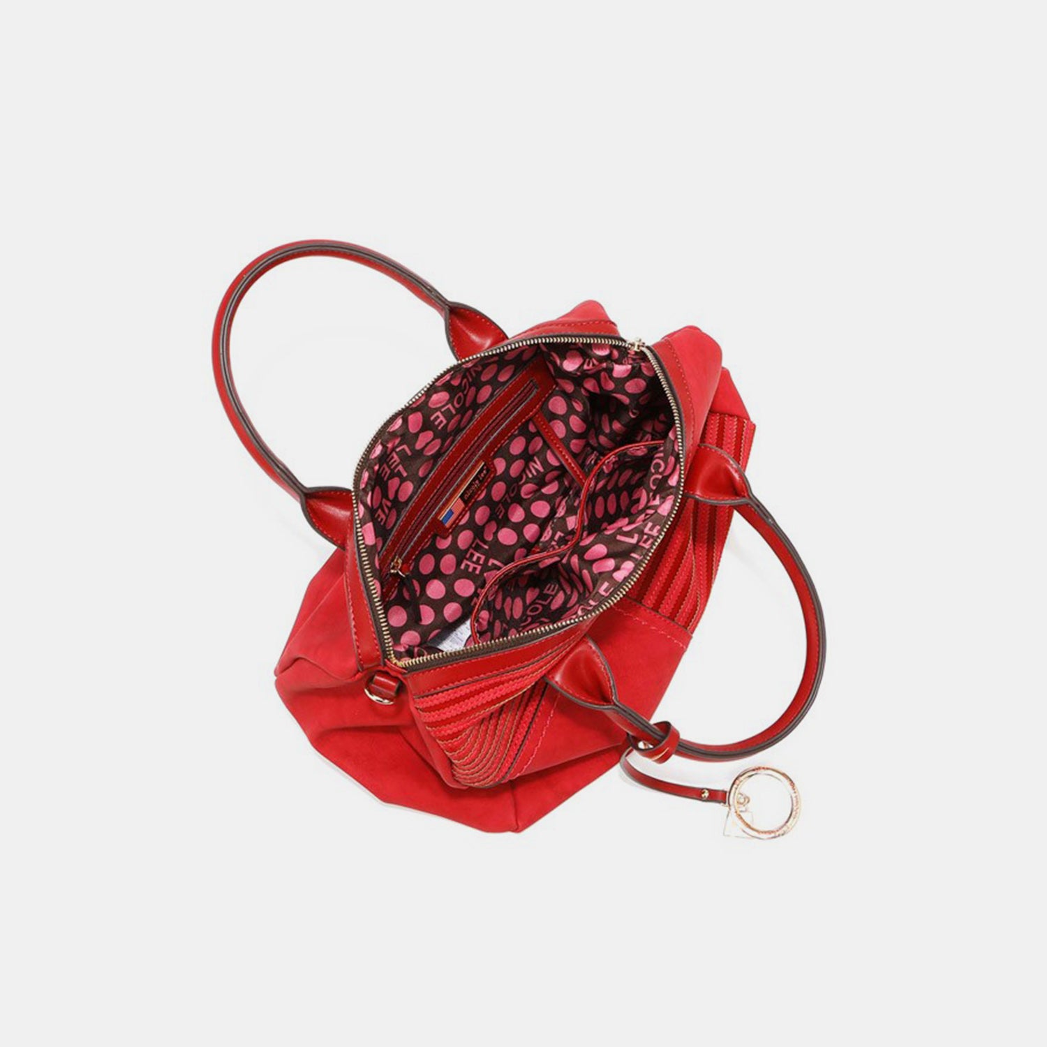 Nicole Lee USA Scallop Stitched Boston Bag - The Daily Makeover