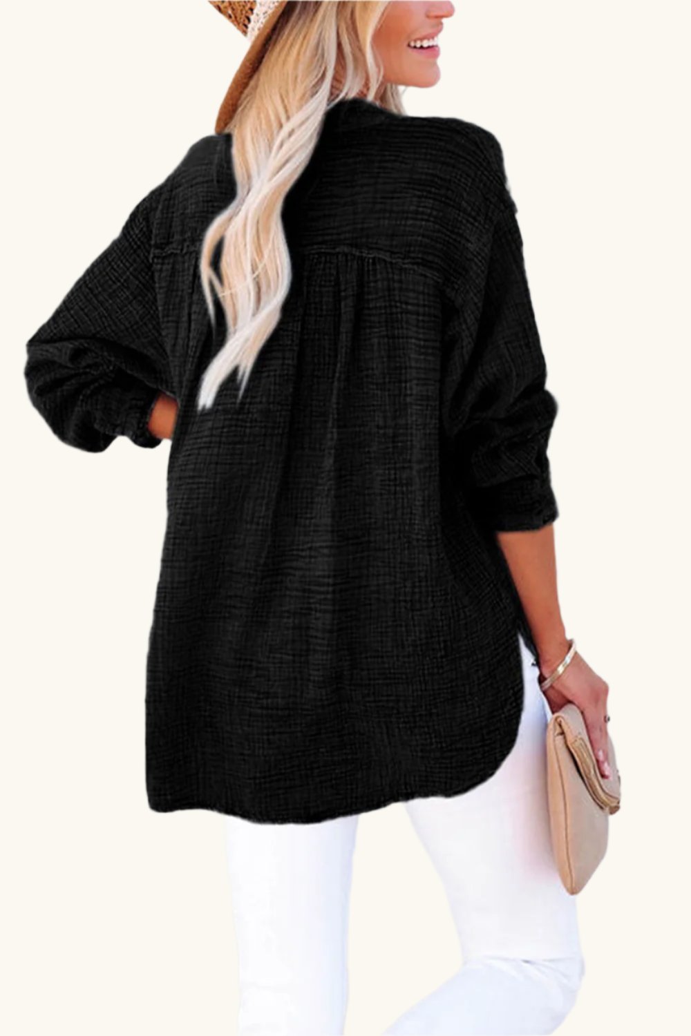 Big Sur Long Sleeve Blouse - The Daily Makeover