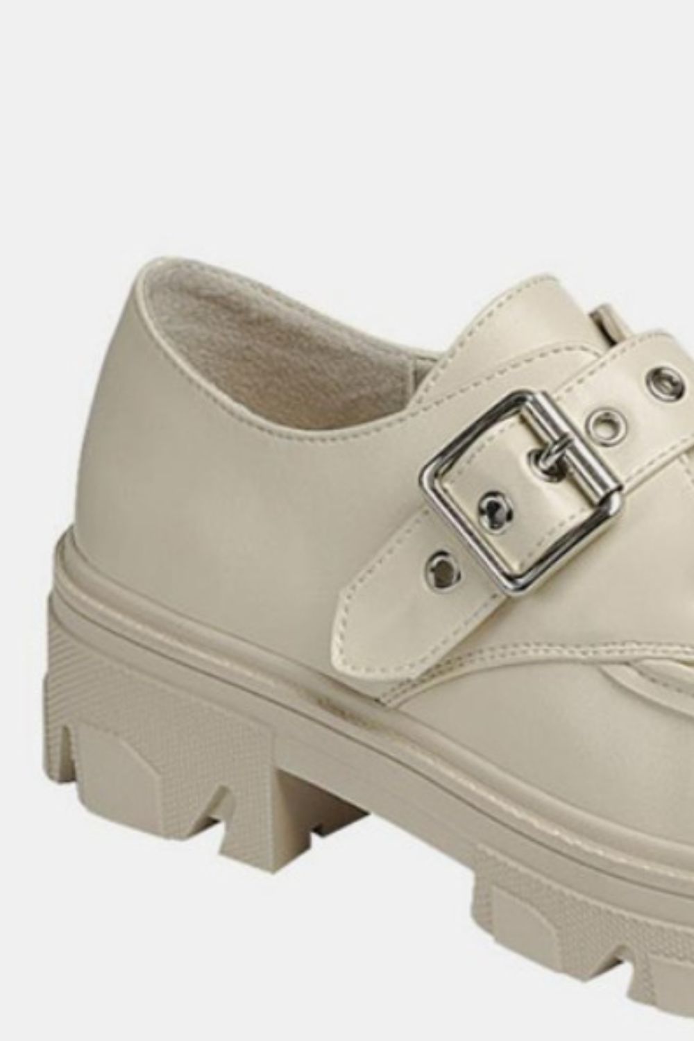 Forever Link Buckled Platform Lug Sole Loafers - The Daily Makeover