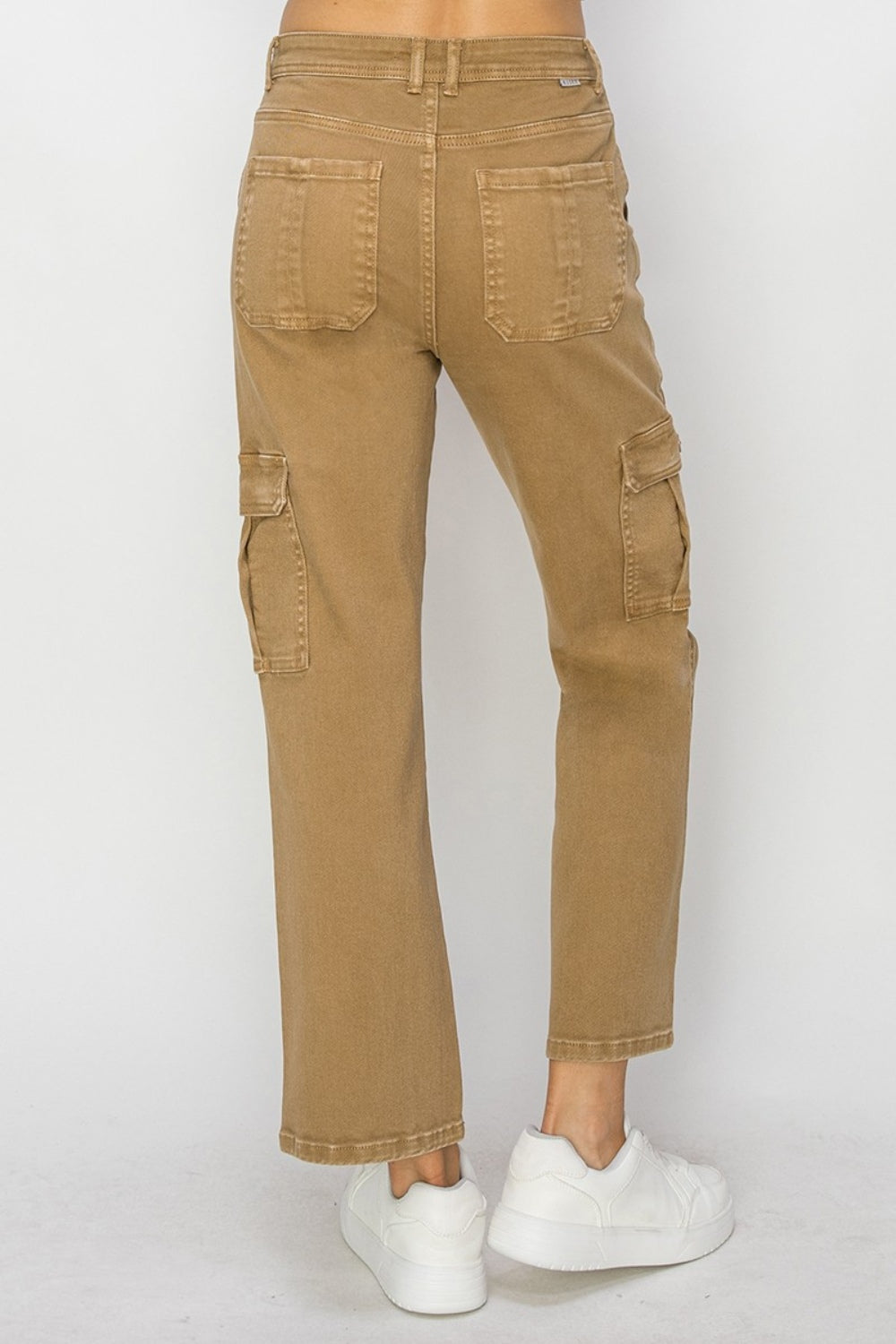 Full Size High Rise Cargo Jeans - The Daily Makeover
