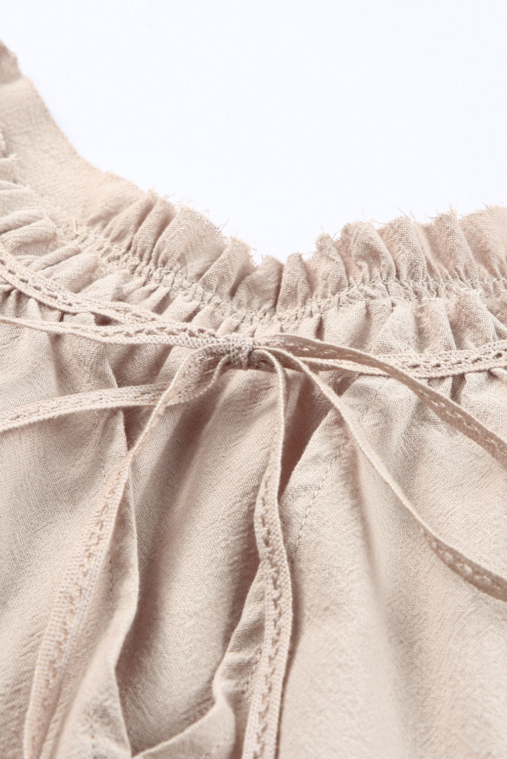 Tiered Frill Tie Neck Tank - The Daily Makeover