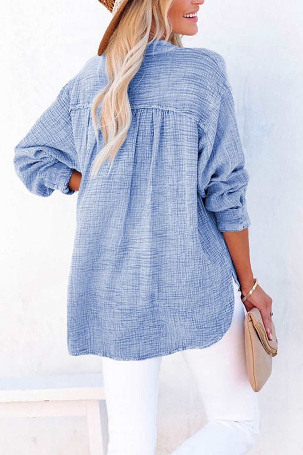 Big Sur Long Sleeve Blouse - The Daily Makeover