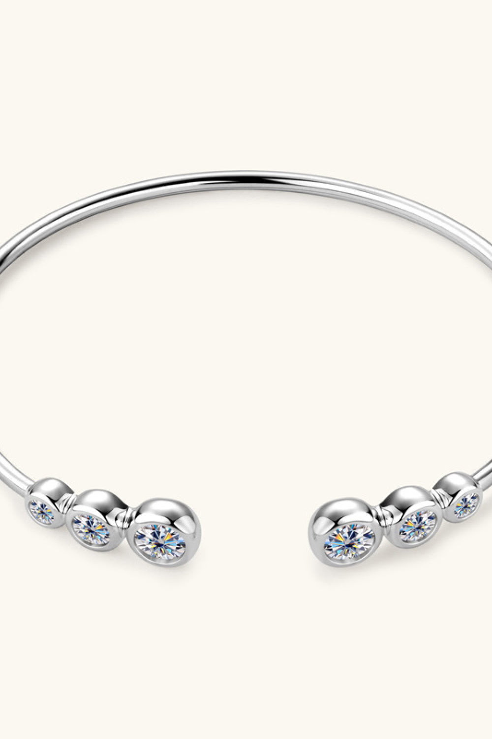 1.8 Carat Moissanite 925 Sterling Silver Bracelet - The Daily Makeover