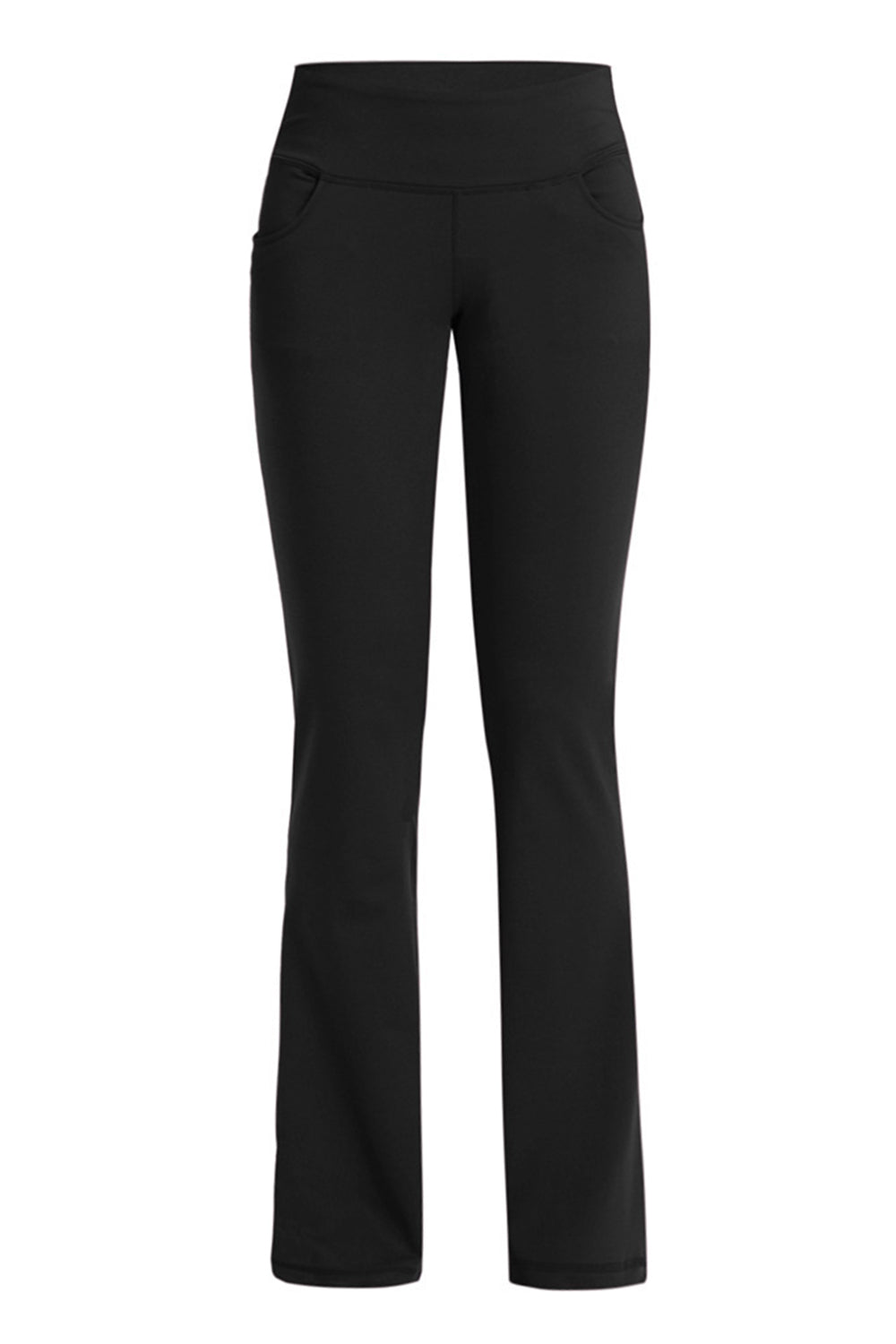 Pocketed High Waist Active Pants - The Daily Makeover