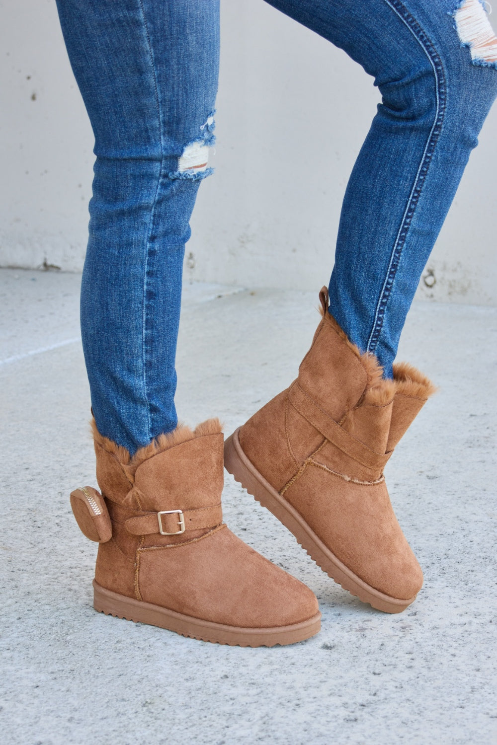 Forever Link Plush Thermal Flat Boots - The Daily Makeover