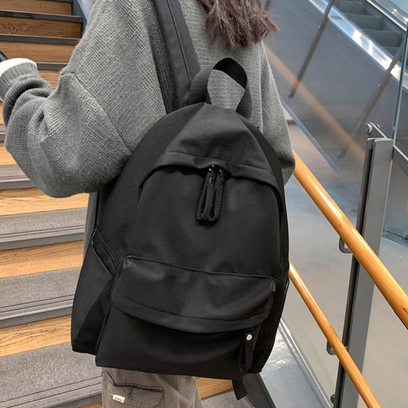 Zip Cotton Backpack Bag - The Daily Makeover