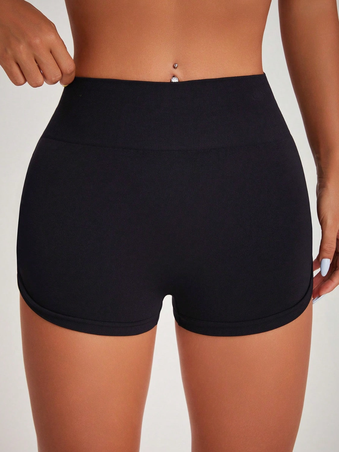 High Waist Active Shorts - The Daily Makeover