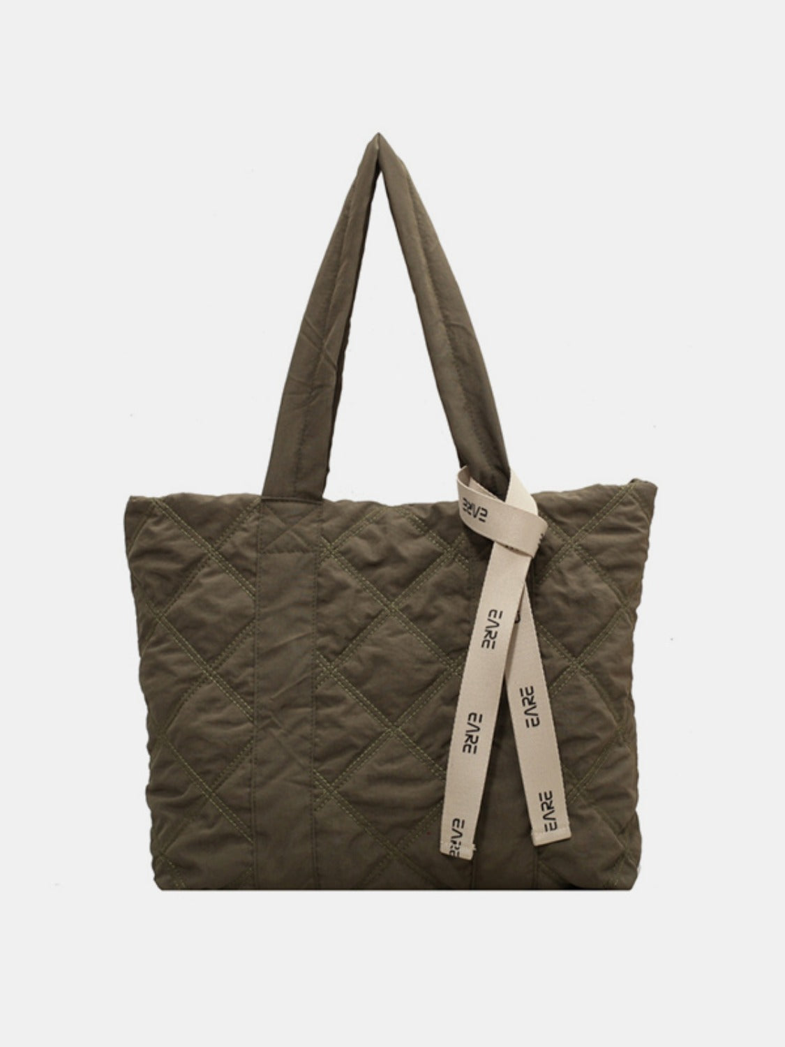 Quilted Nylon Large Tote Bag - The Daily Makeover