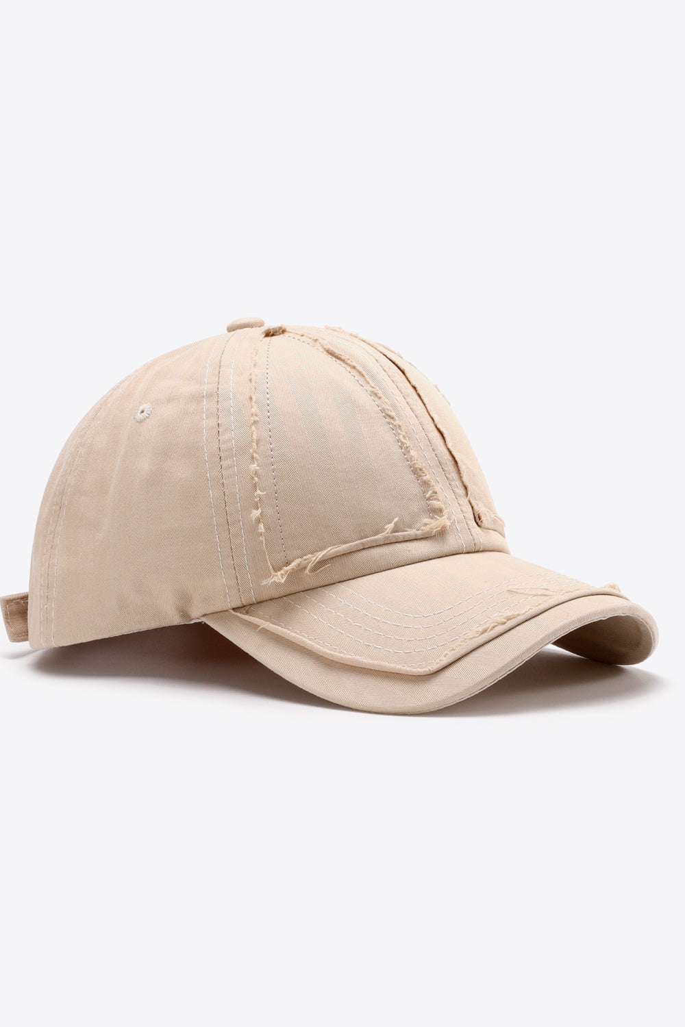 Distressed Adjustable Baseball Cap - The Daily Makeover